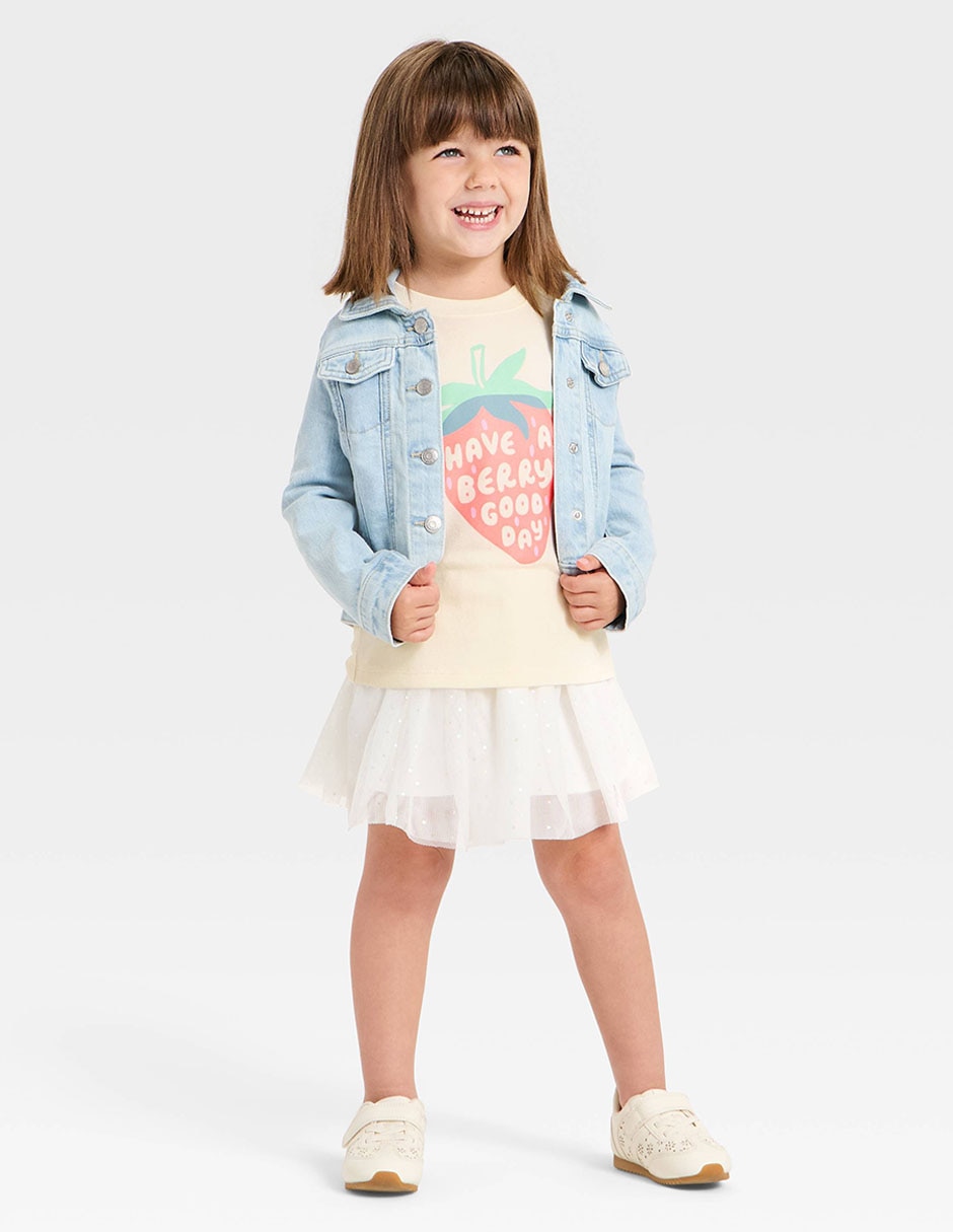 Playera manga corta para bebé niña 3