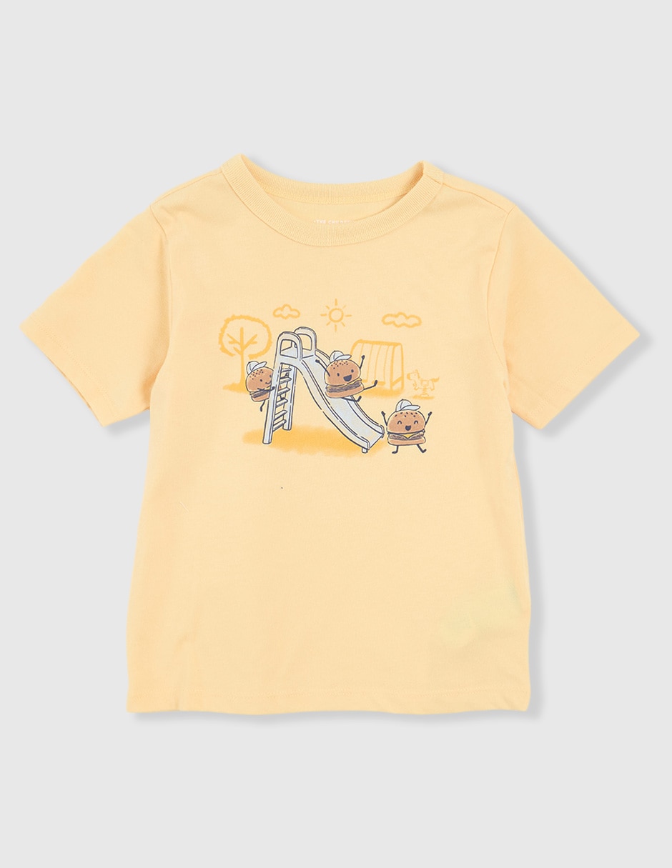 Playera manga regular para niña Playera manga regular para niña