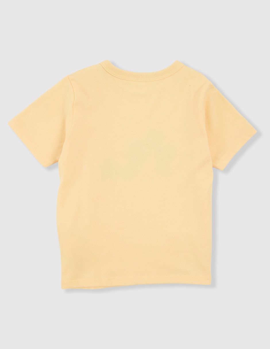 Playera manga regular para niña