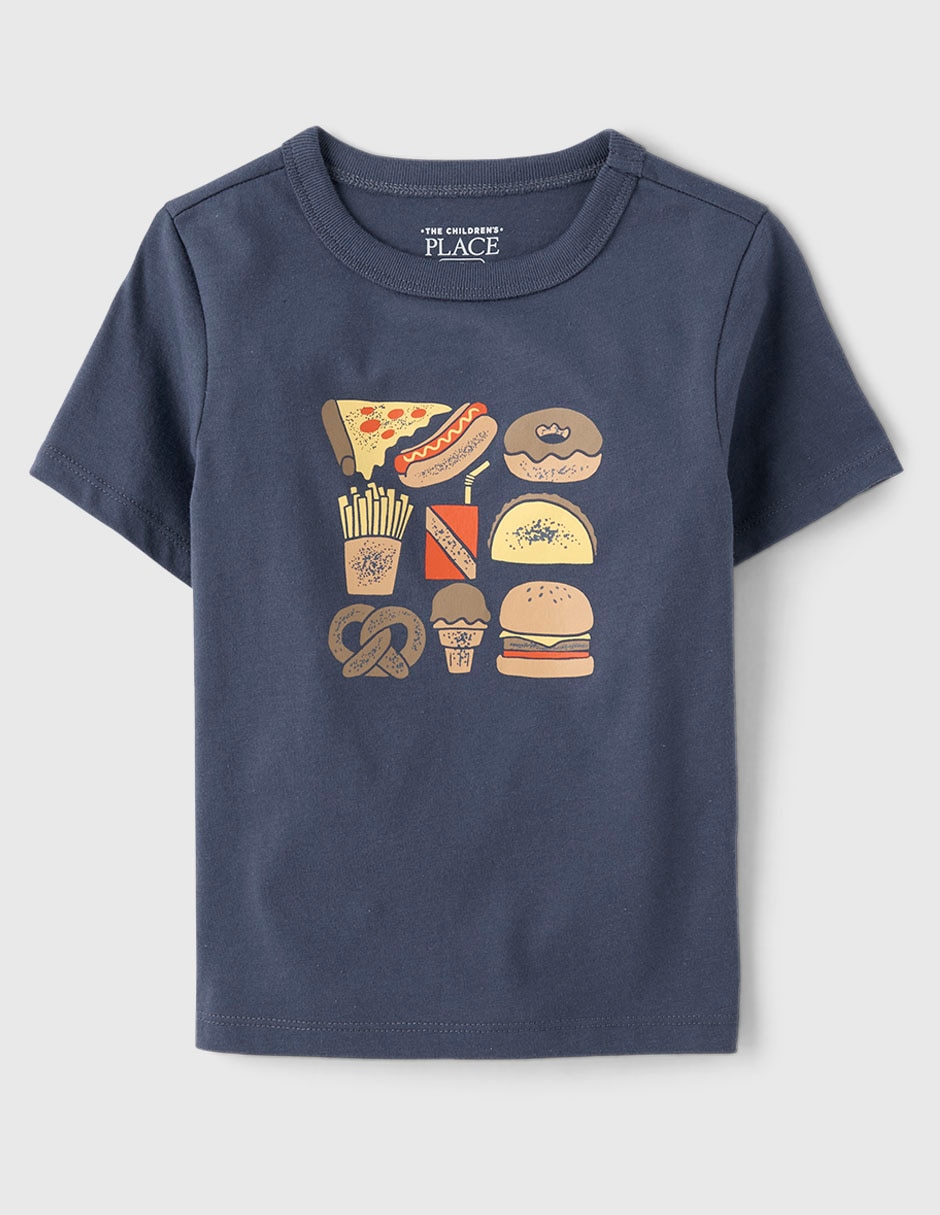Playera manga corta para niño Playera manga corta para niño