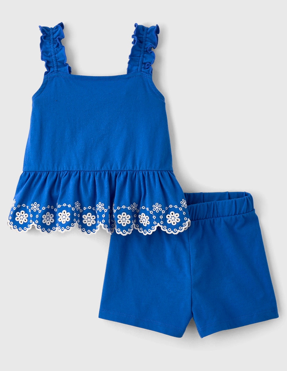 Conjunto Short de algodón para niña Conjunto Short de algodón para niña