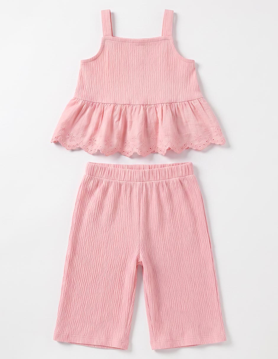Conjunto casual The Childrens's Place de algodón para niña 2