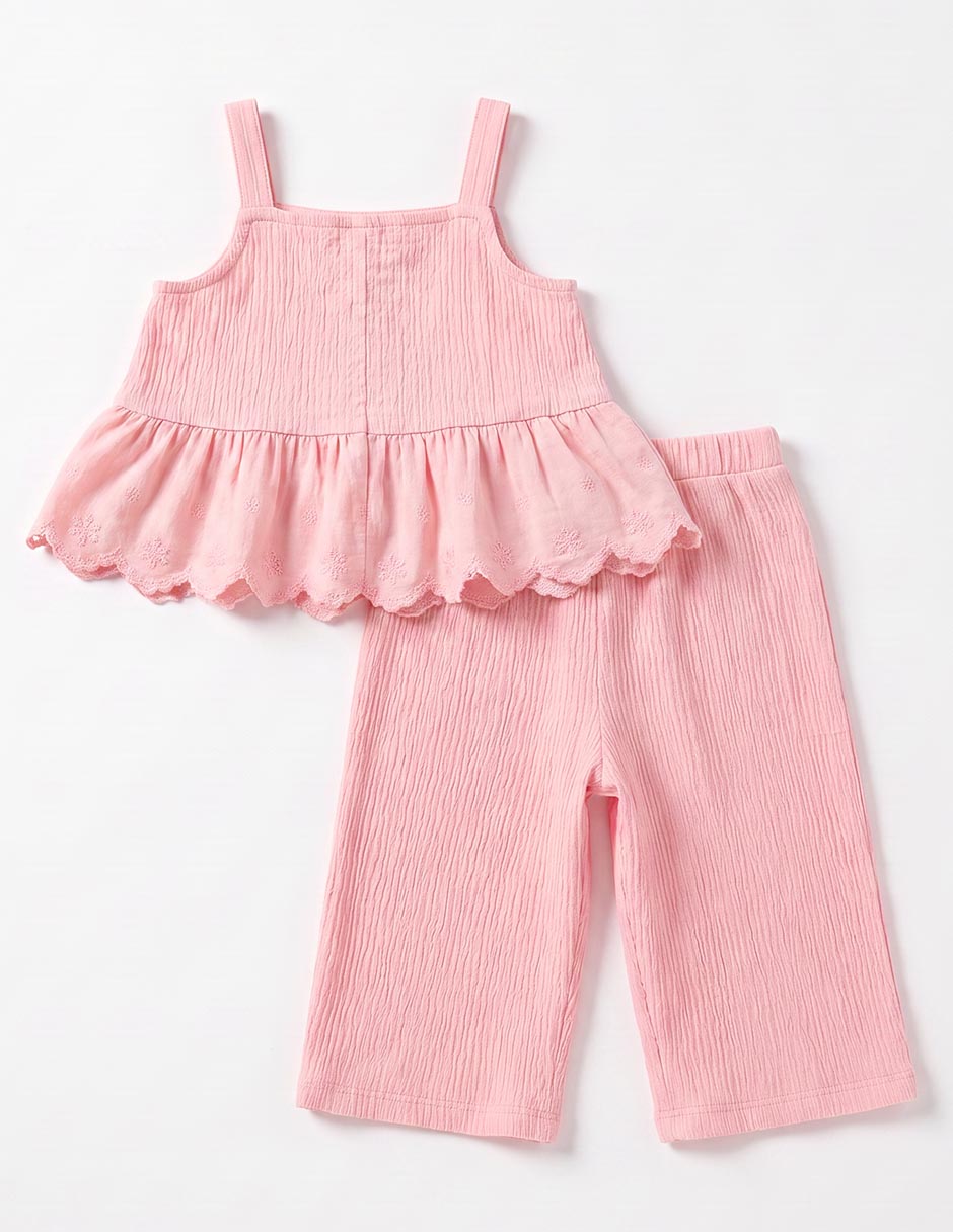 Conjunto casual The Childrens's Place de algodón para niña 3