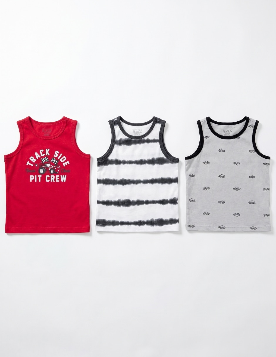 Set playera sin manga para bebé niño 3
