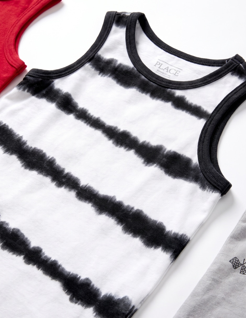 Set playera sin manga para bebé niño 6