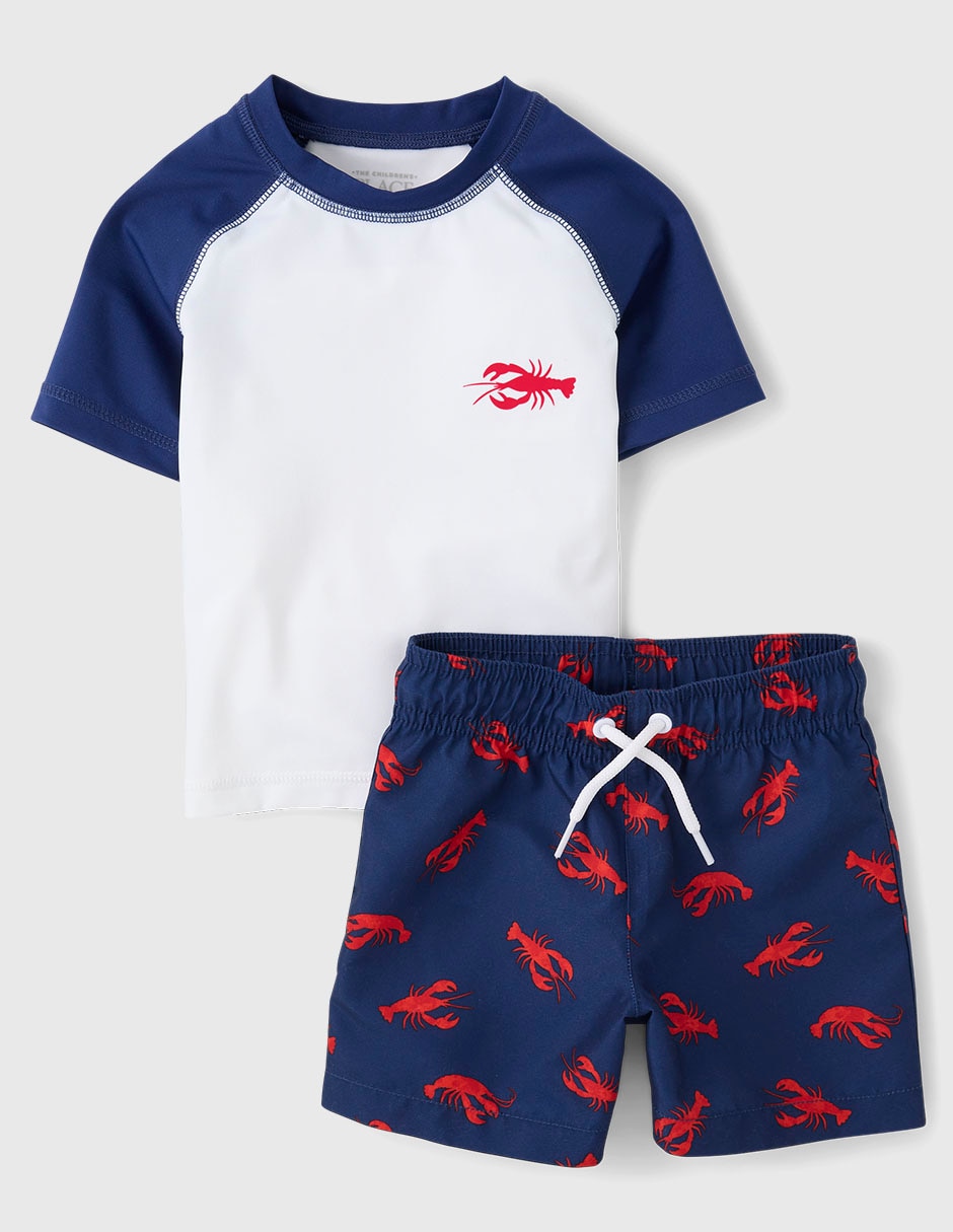 Conjunto traje de baño para niño Conjunto traje de baño para niño