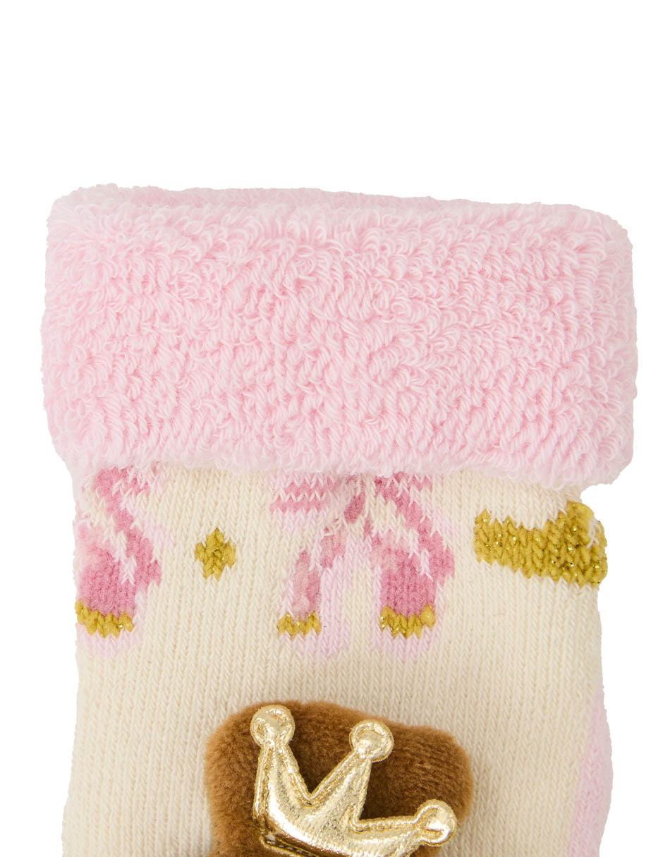 Calcetines antiderrapante de algodón para bebé niña 2