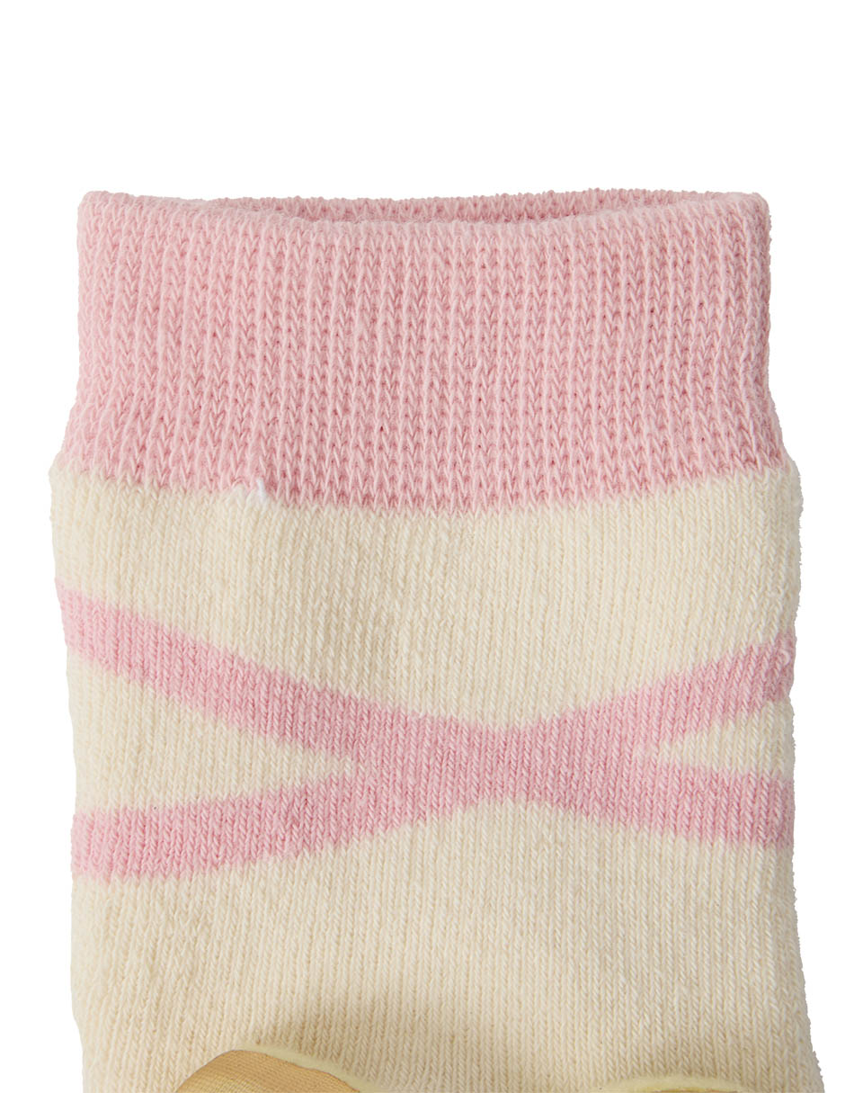 Calcetines antiderrapante de algodón para bebé niña 2
