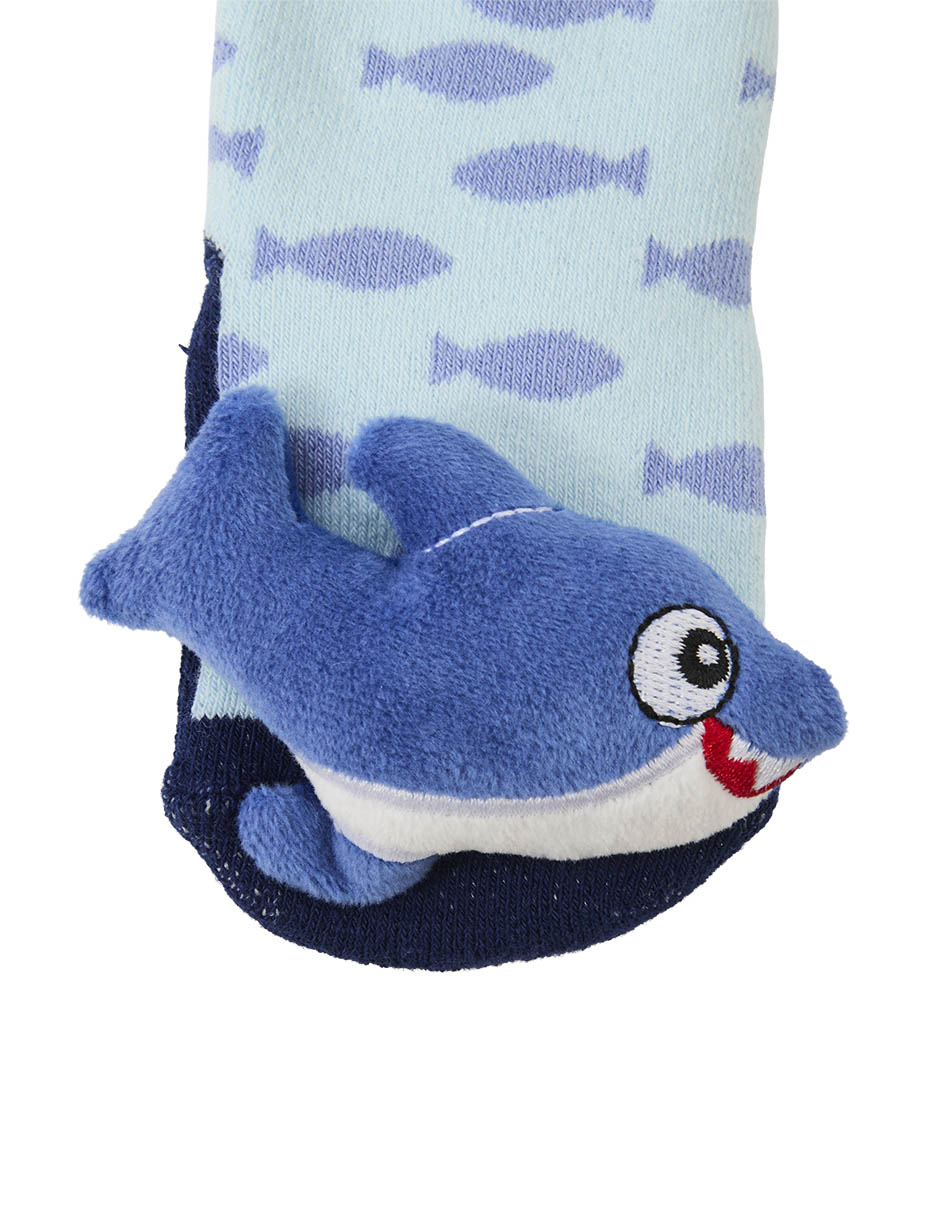 Calcetines antiderrapante de algodón para bebé niño 3