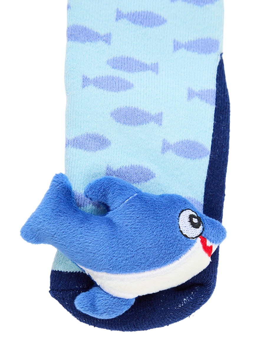 Calcetines antiderrapante de algodón para bebé niño 3