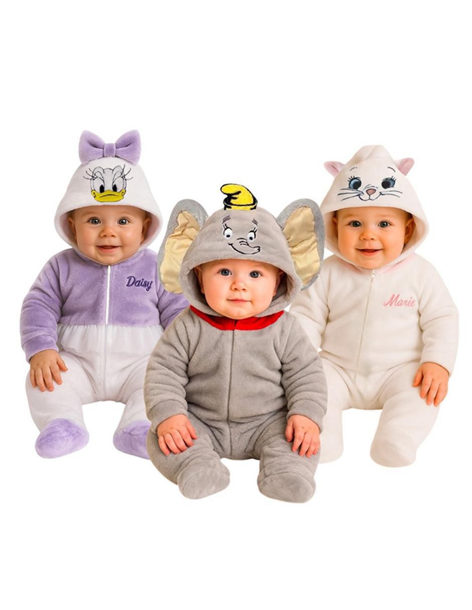 Mameluco Daisy, Dumbo Y Marie para bebé Mameluco Daisy, Dumbo Y Marie para bebé