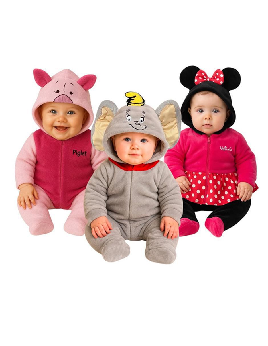 Mameluco Piglet, Dumbo Y Minnie para bebé Mameluco Piglet, Dumbo Y Minnie para bebé