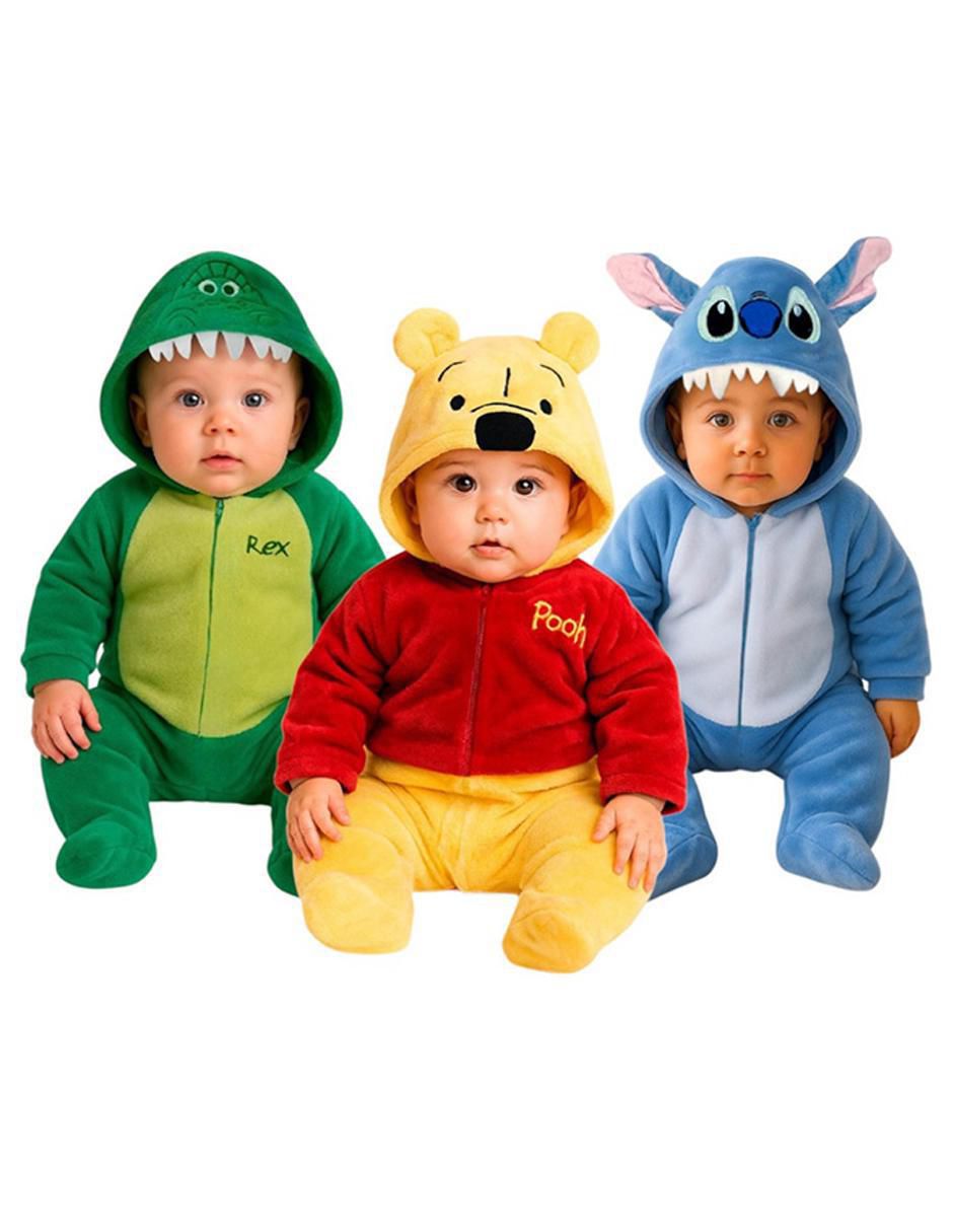 Mameluco Rex, Pooh Y Stitch para bebé Mameluco Rex, Pooh Y Stitch para bebé