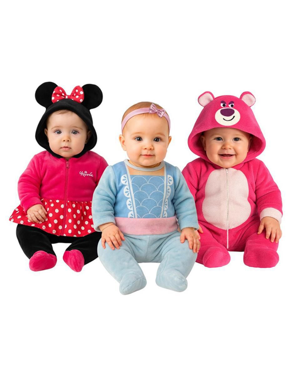 Mameluco Minnie, Bo Peep Y Lotso para bebé niña Mameluco Minnie, Bo Peep Y Lotso para bebé niña