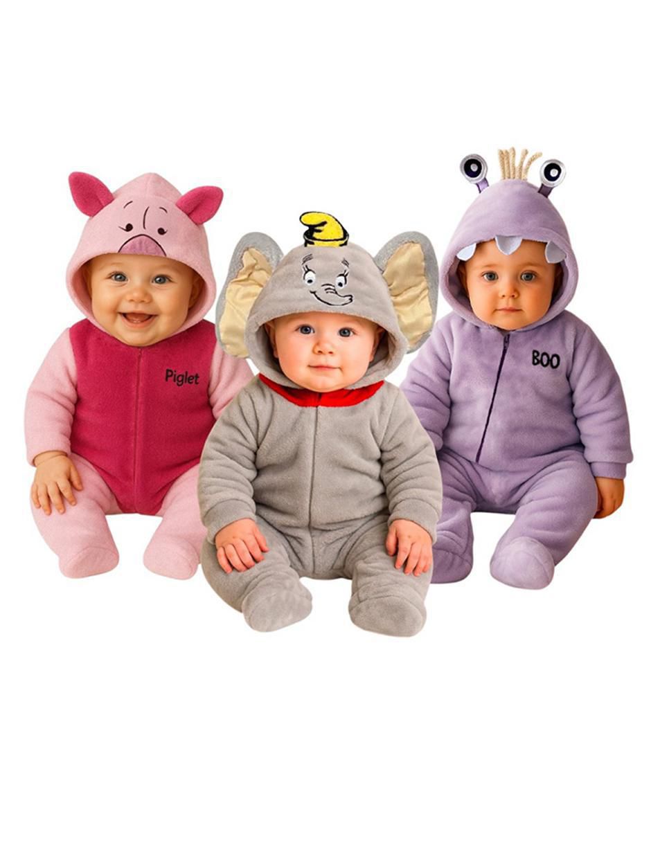 Mameluco Piglet, Dumbo Y Boo para bebé Mameluco Piglet, Dumbo Y Boo para bebé