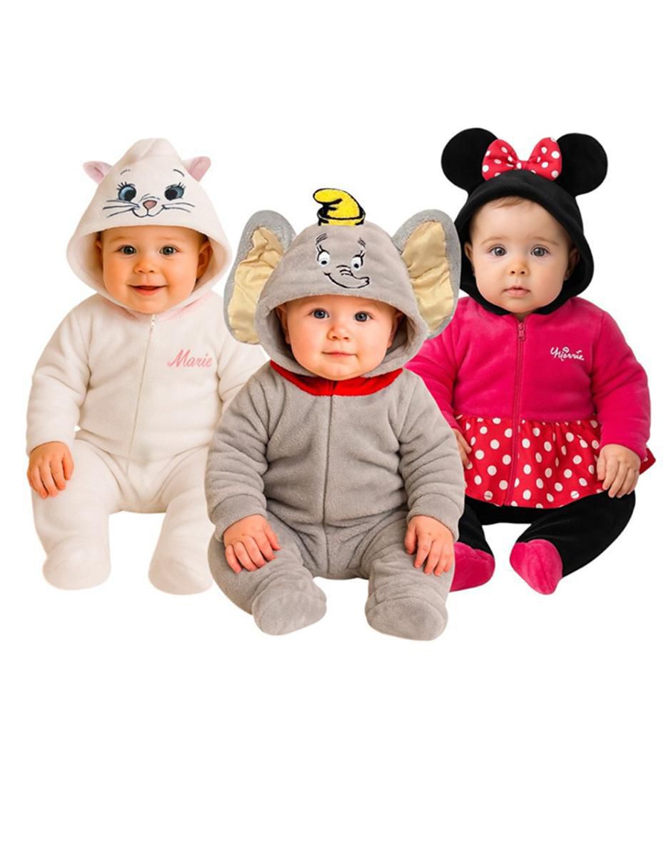 Mameluco Disney Marie, Dumbo Y Minnie para bebé Mameluco Disney Marie, Dumbo Y Minnie para bebé