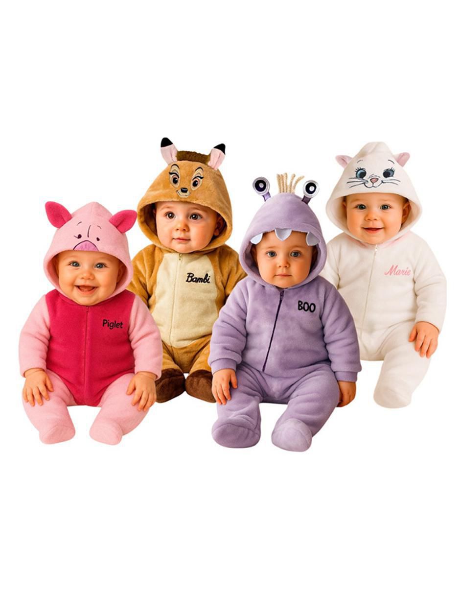 Mameluco Piglet, Bambi, Boo Y Marie para bebé Mameluco Piglet, Bambi, Boo Y Marie para bebé