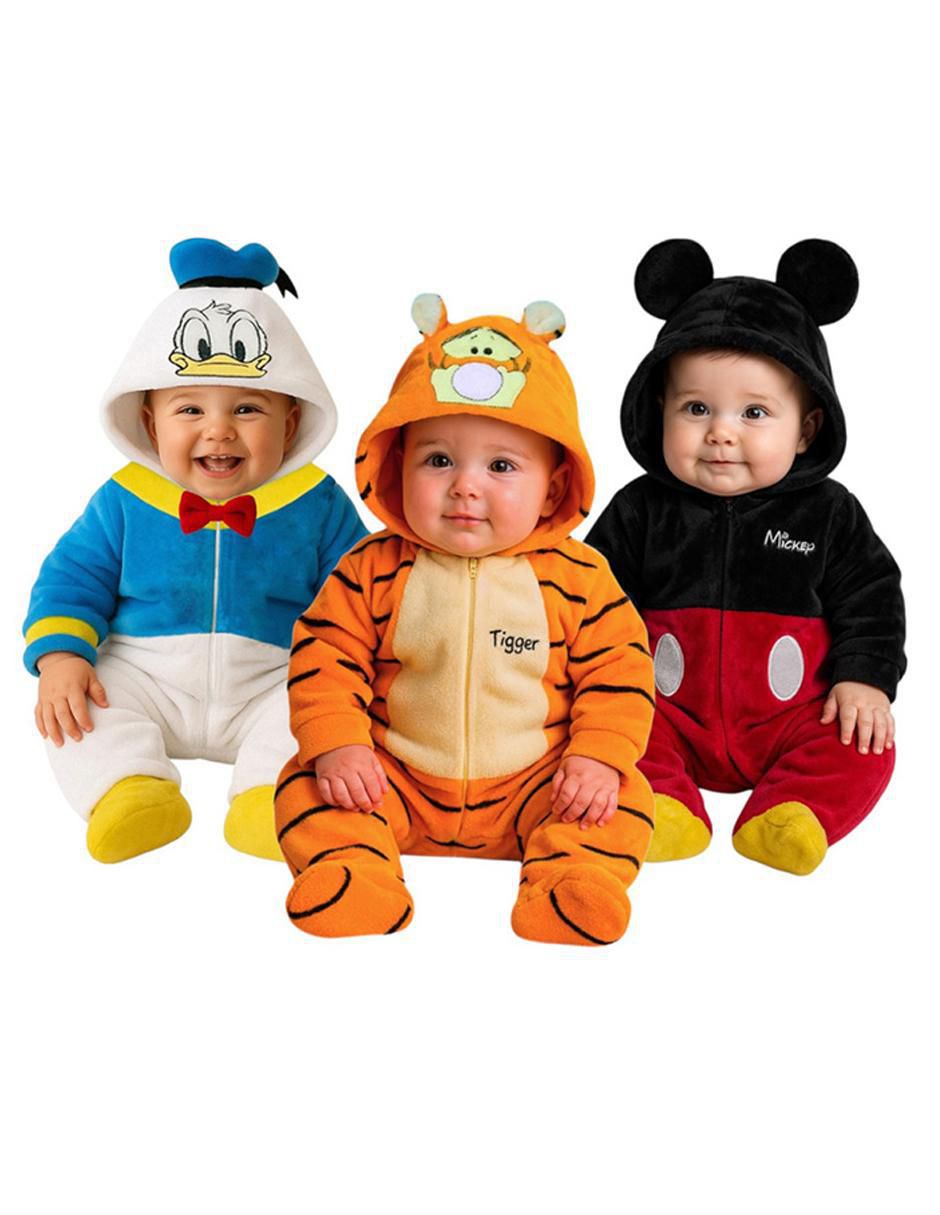Set de mamelucos Disney Donald, Tigger, Mickey Mouse para bebé niño