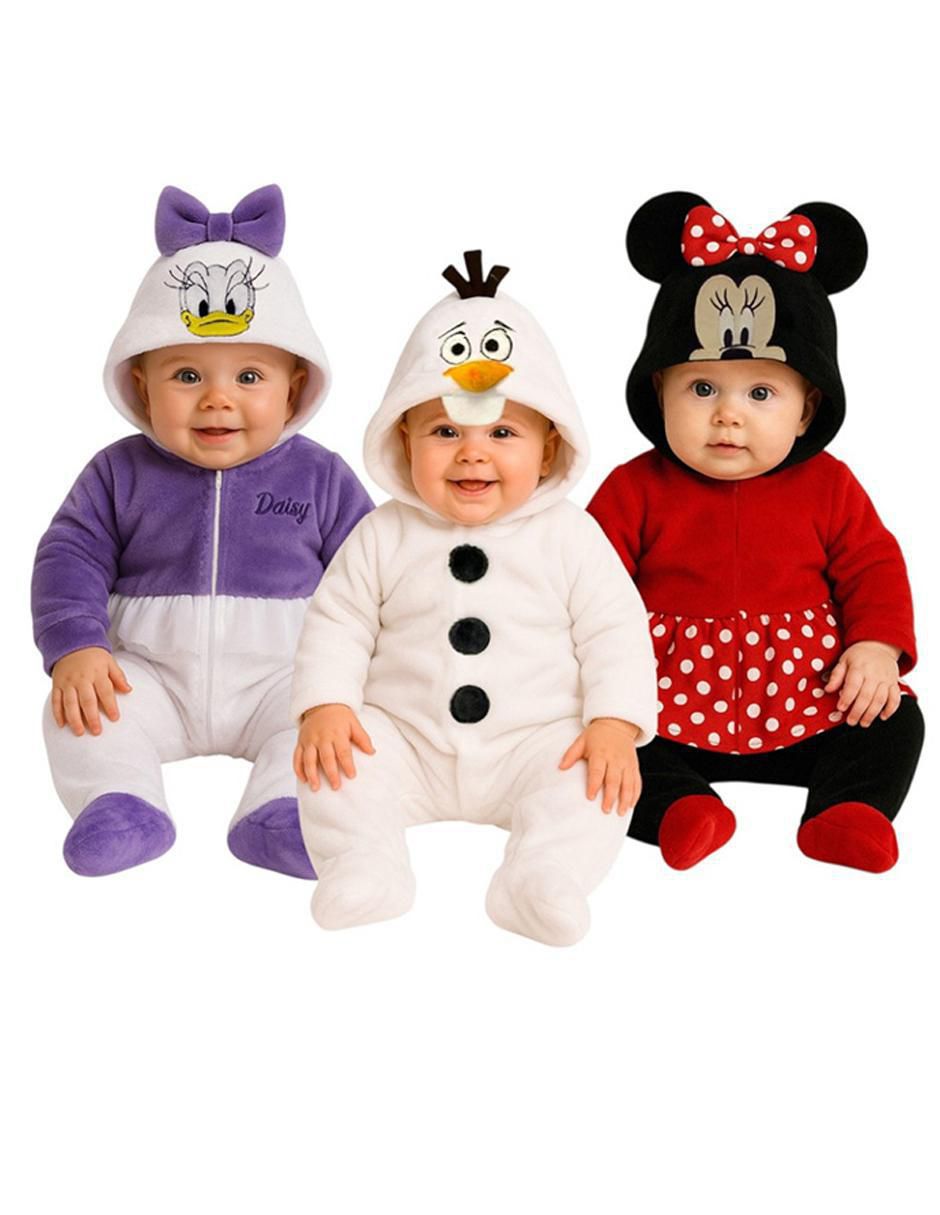 Mameluco Daisy, Olaf Y Minnie para bebé niña Mameluco Daisy, Olaf Y Minnie para bebé niña