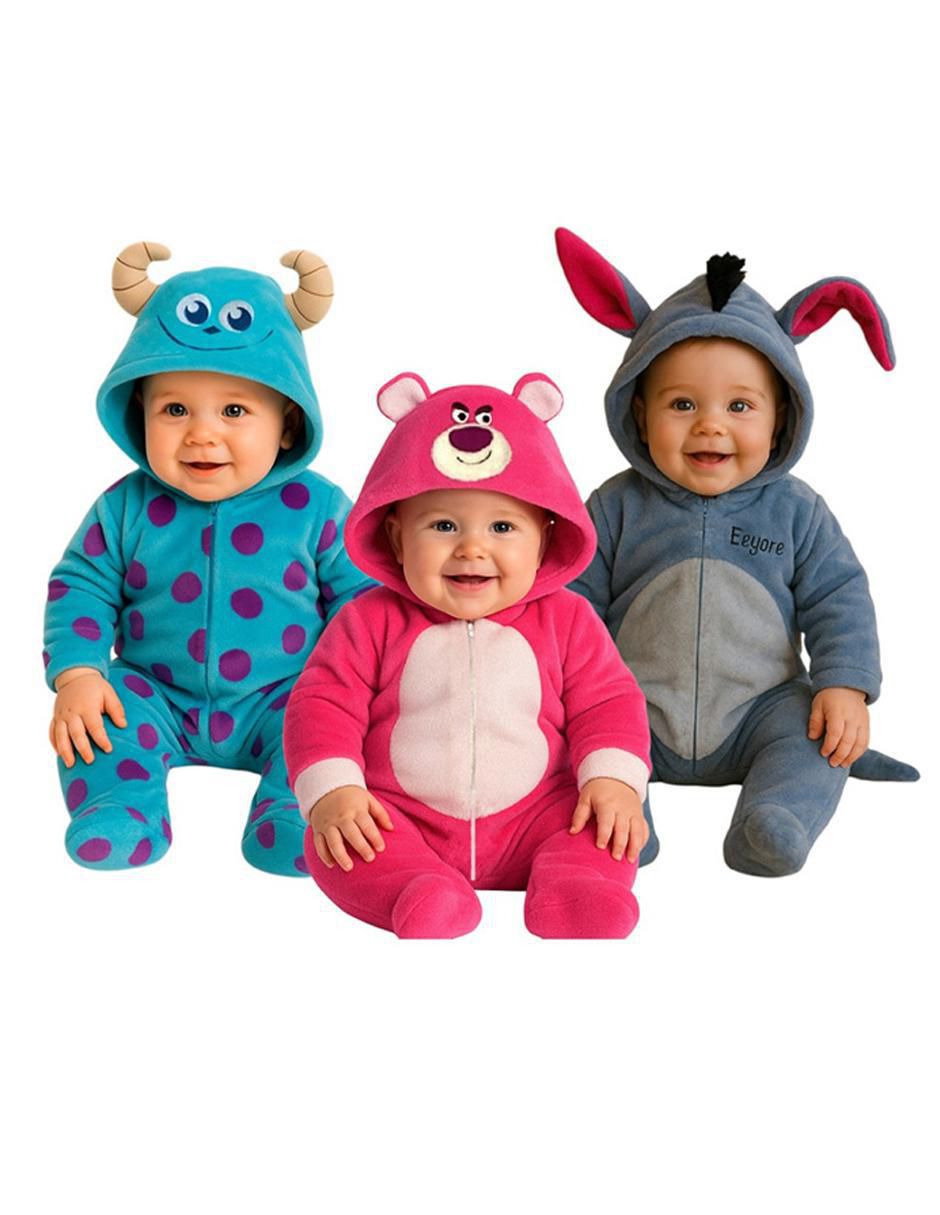 Mameluco Sully, Lotso, Eeyore para bebé Mameluco Sully, Lotso, Eeyore para bebé