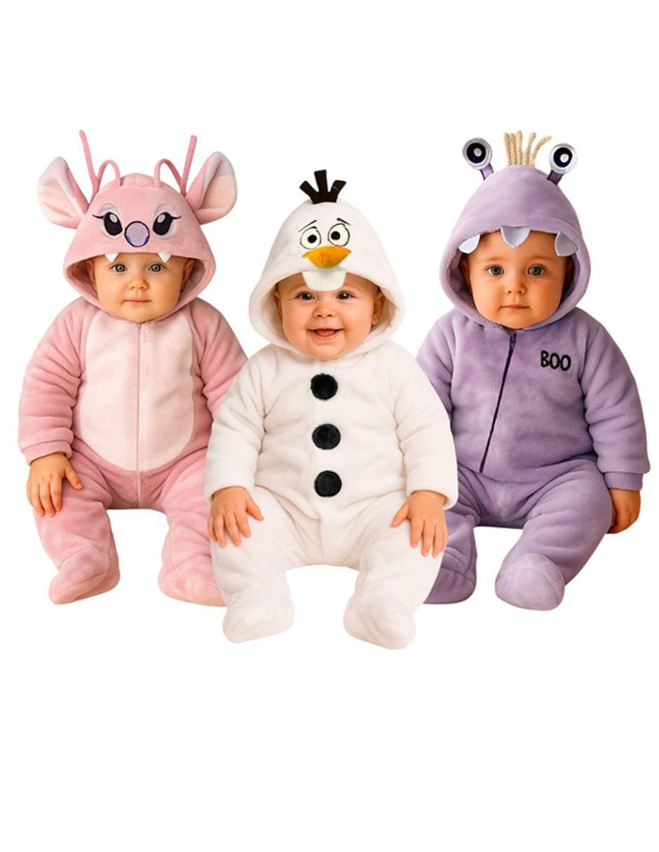 Mameluco Angel, Olaf, Boo para bebé Mameluco Angel, Olaf, Boo para bebé
