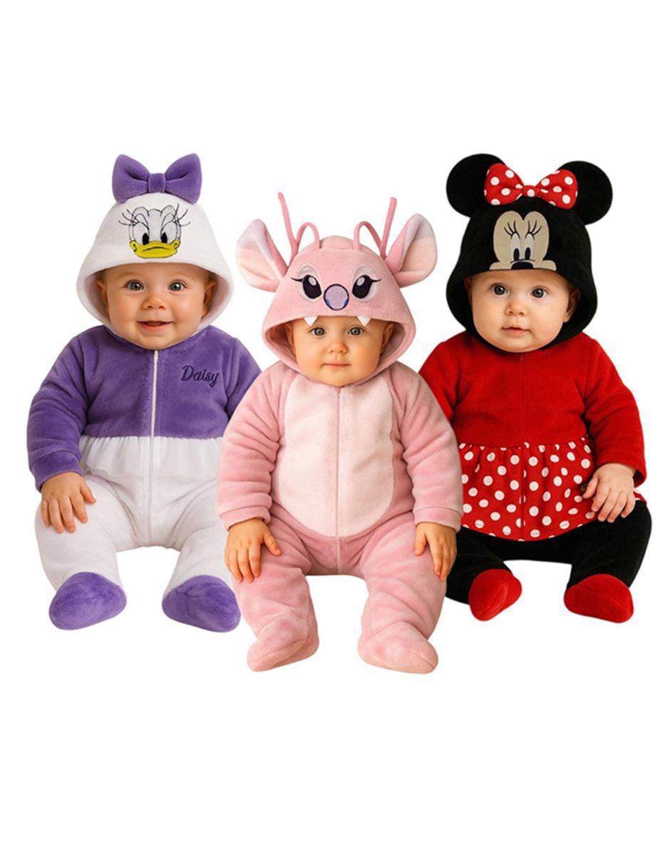 Mameluco Daisy, Angel Y Minnie para bebé niña Mameluco Daisy, Angel Y Minnie para bebé niña