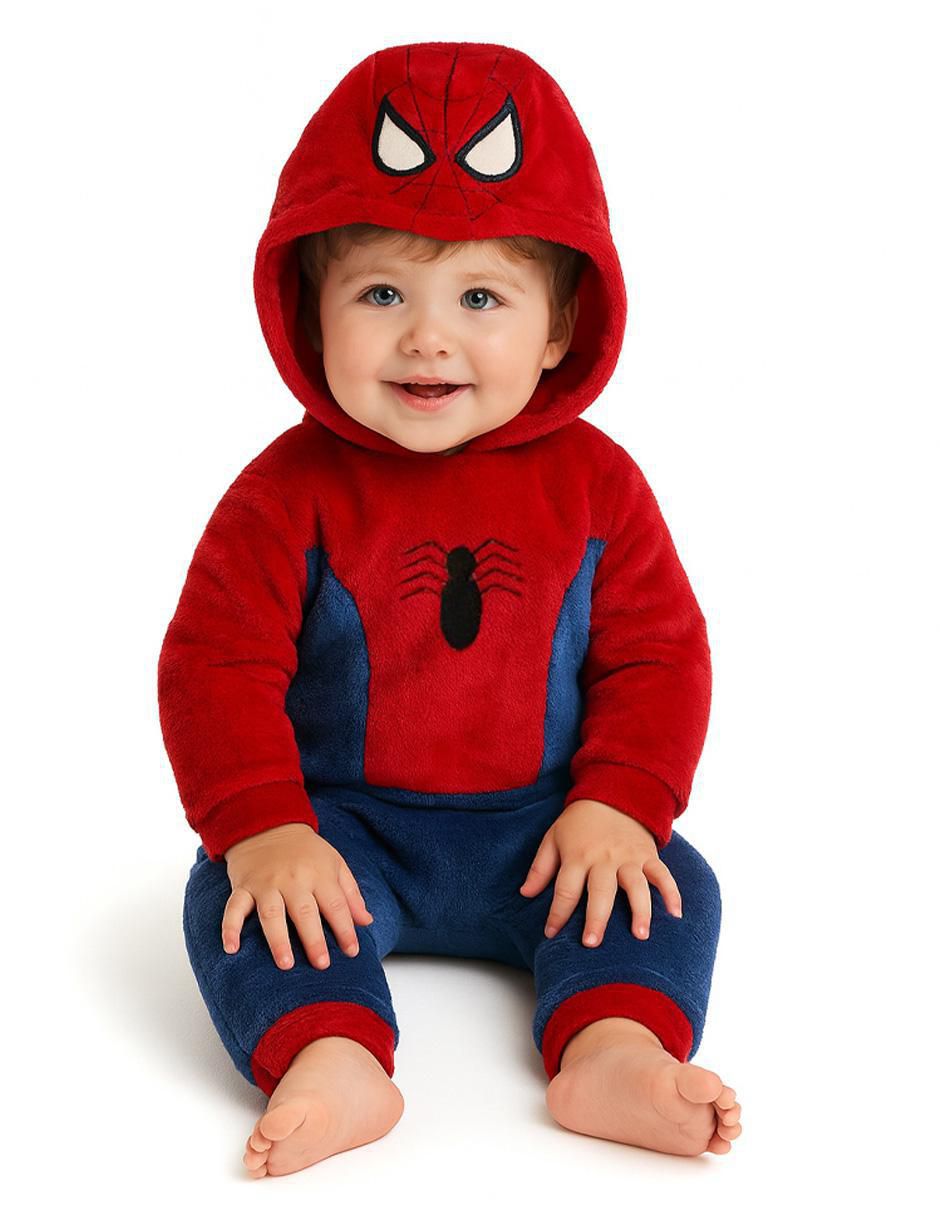 Mameluco Spiderman, Capitán América, Ironman para bebé 2