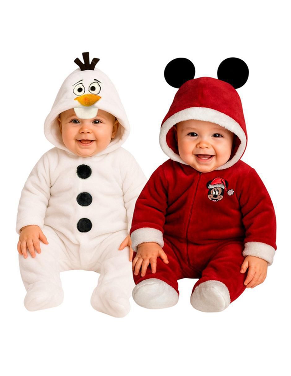 Mameluco Olaf Y Mickey Mouse para bebé