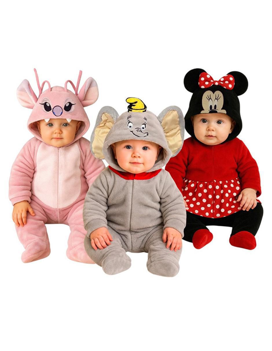 Mameluco Angel, Dumbo Y Minnie para bebé niña Mameluco Angel, Dumbo Y Minnie para bebé niña