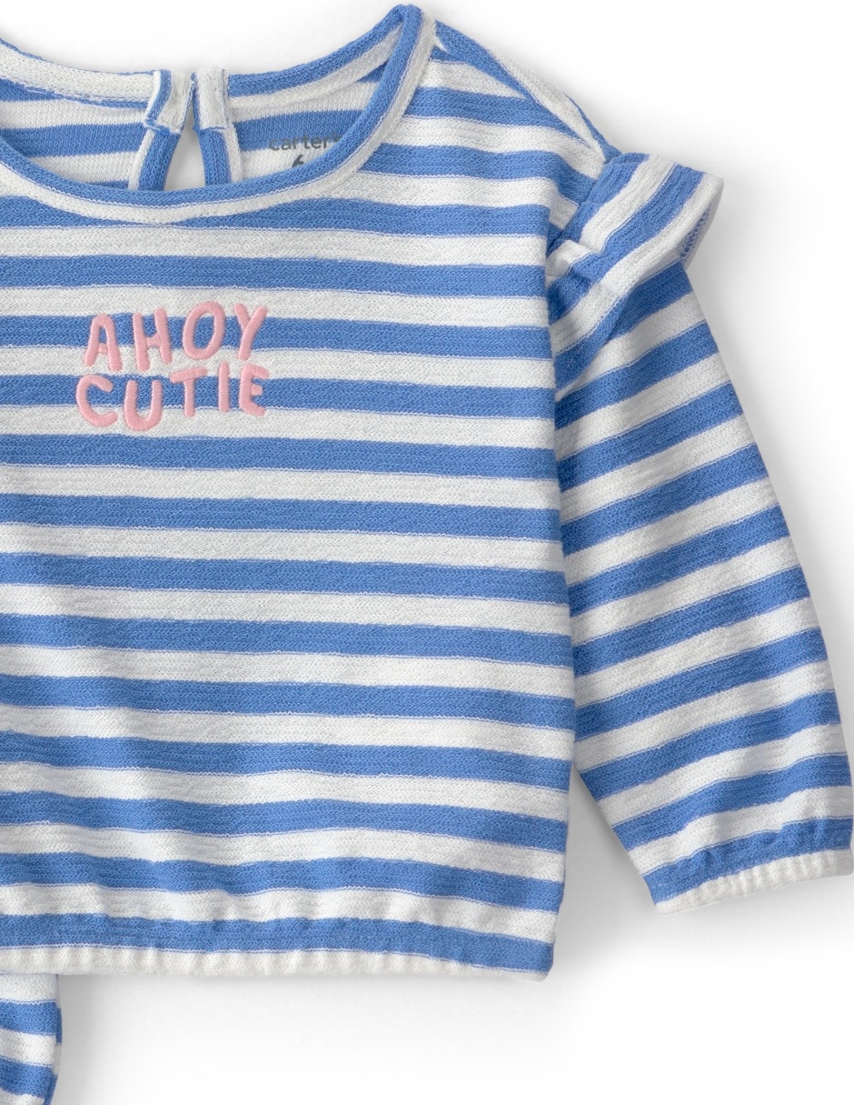 Conjunto de algodón para bebé niña