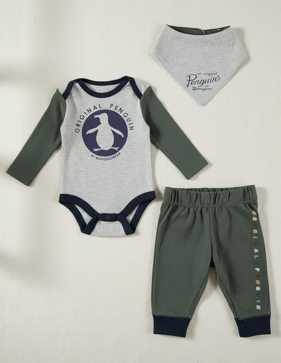 Mameluco Baby Penguin de algodón para bebé 3
