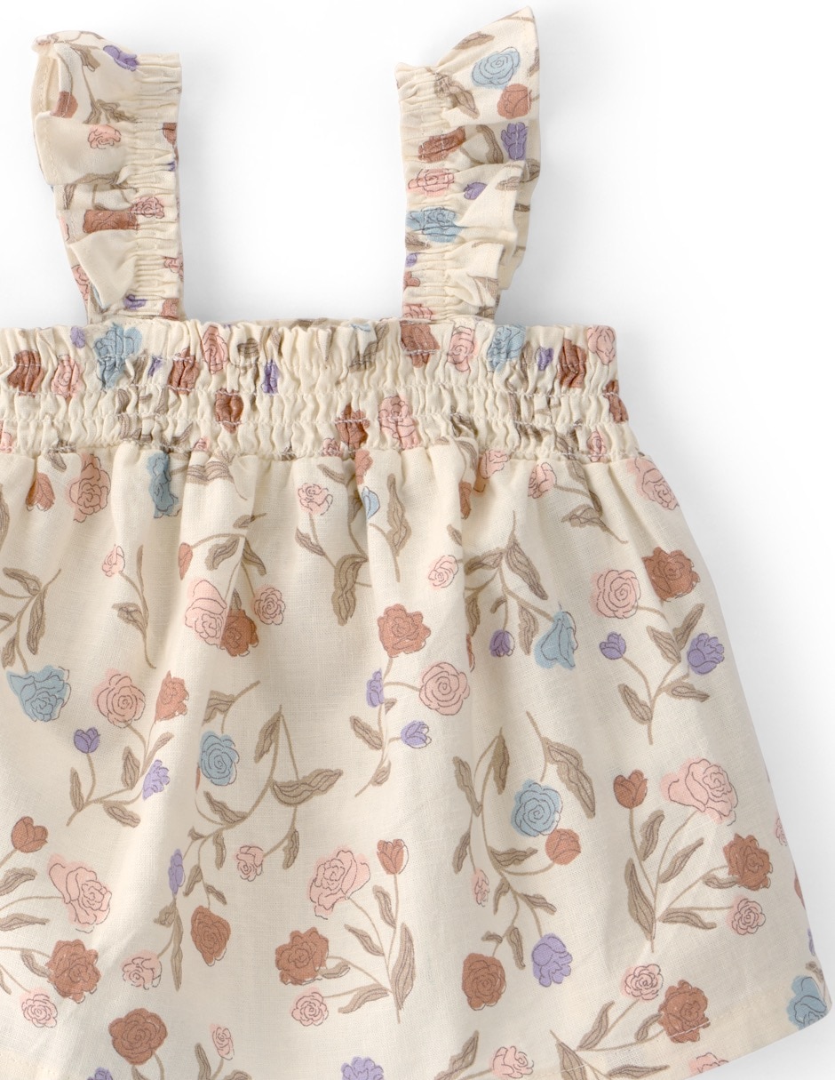 Conjunto de algodón para bebé niña