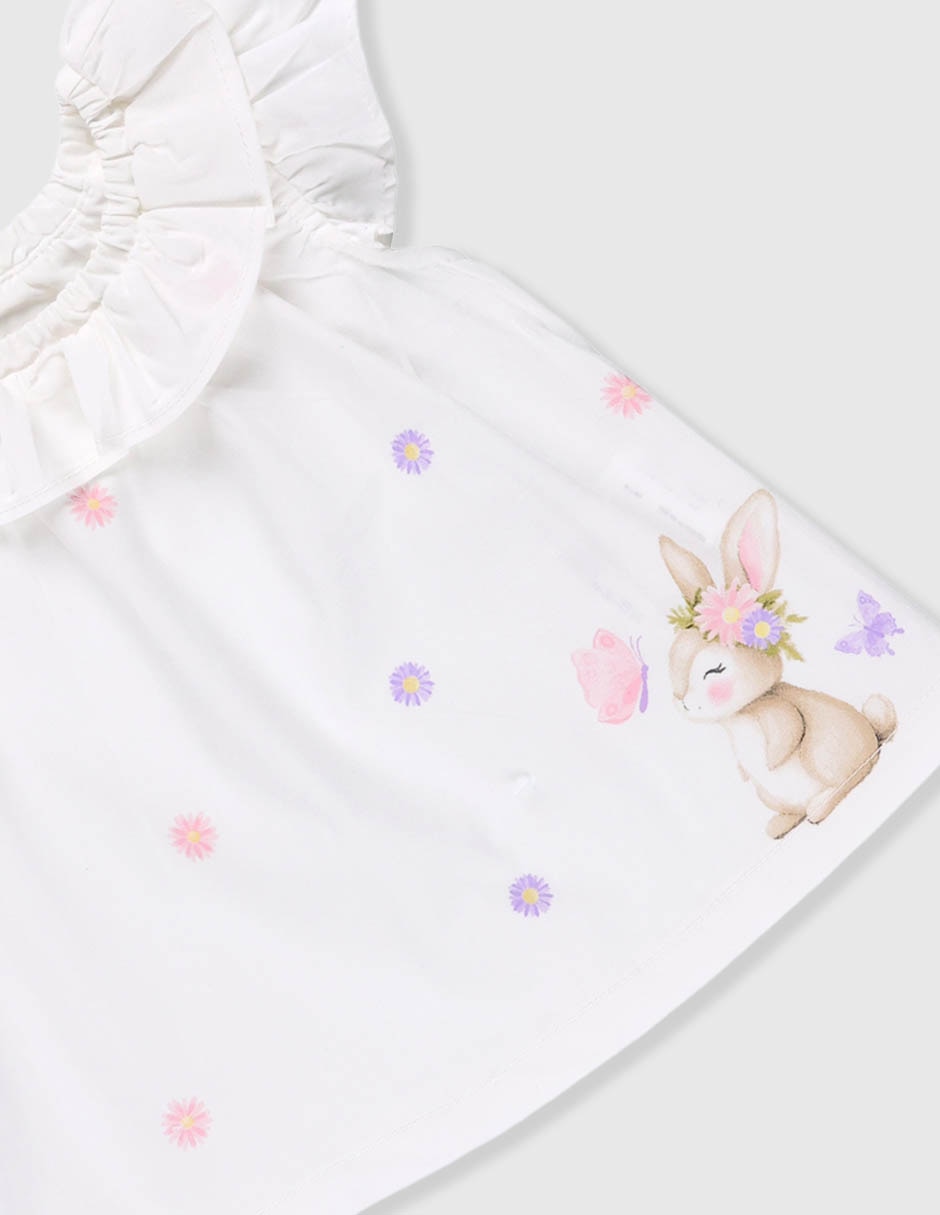 Conjunto de algodón para bebé niña 7