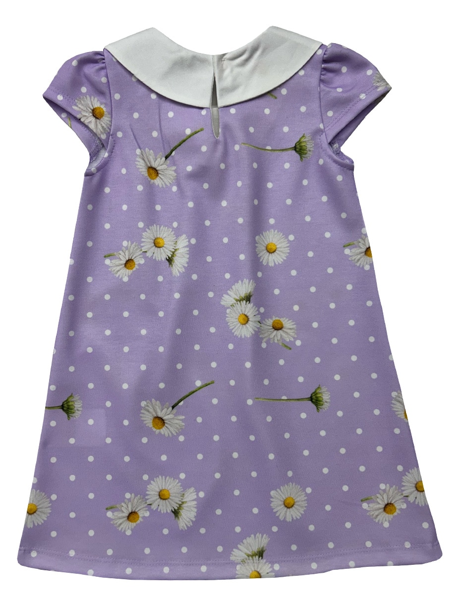 Vestido manga cap para bebé niña