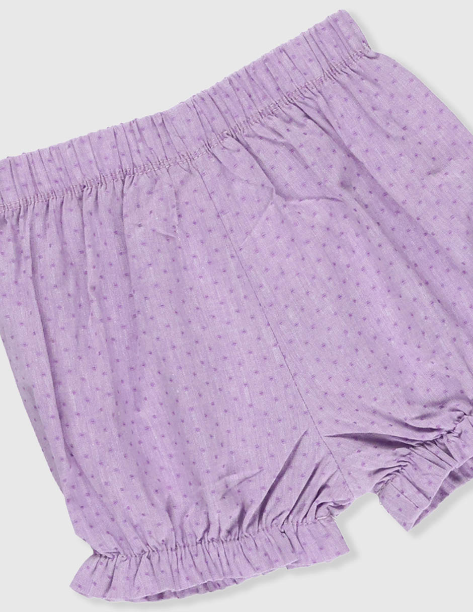 Conjunto Fiorella de algodón para bebé niña
