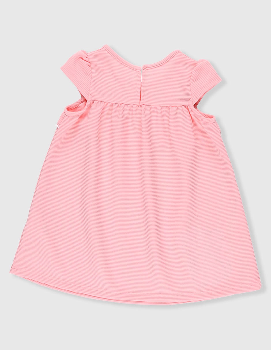 Vestido manga cap para bebé niña 5
