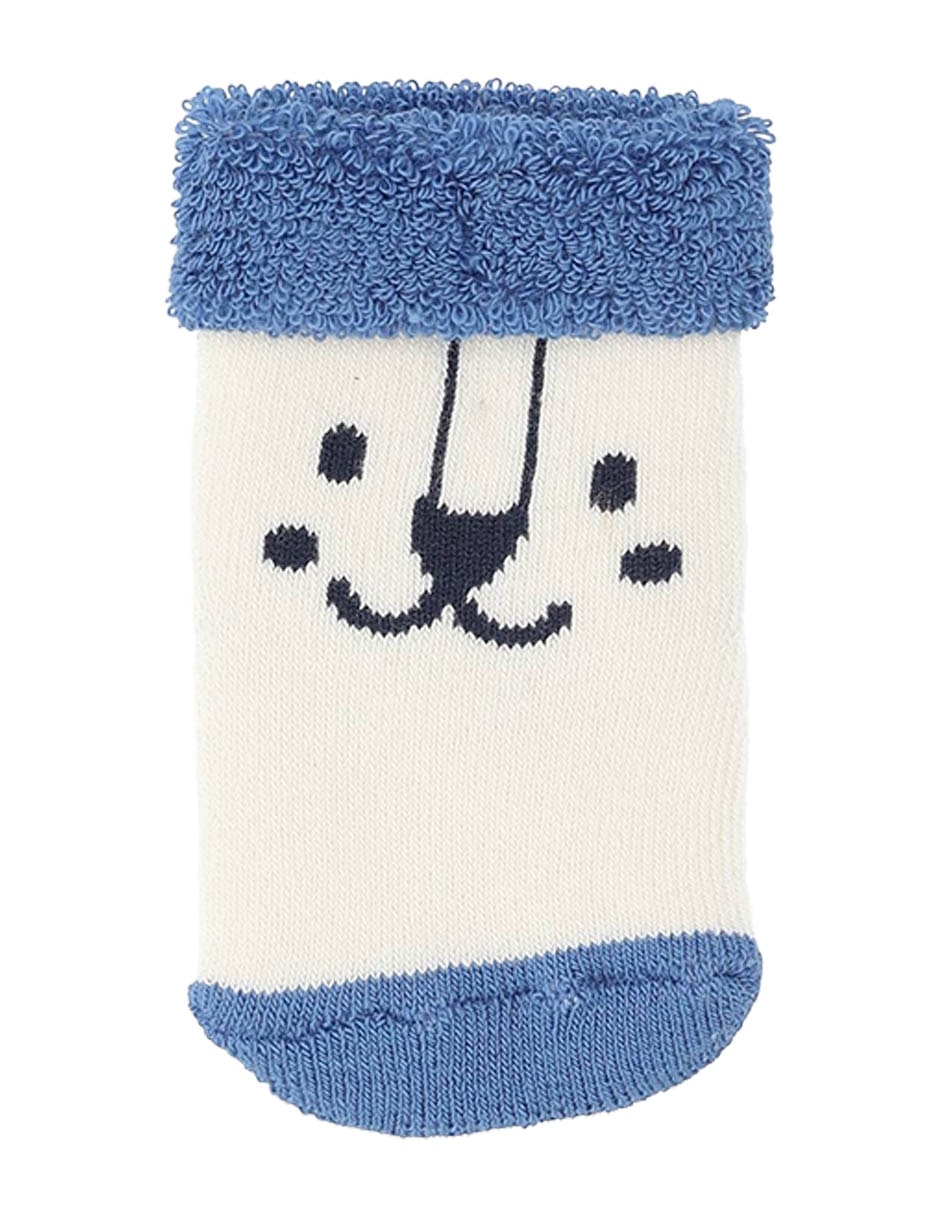 Set de tín Punto Blanco de algodón para bebé niño 3 pares