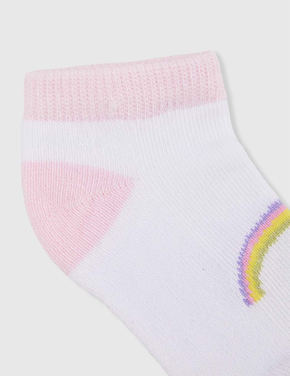 Set tín de algodón para bebé niña 5 pares