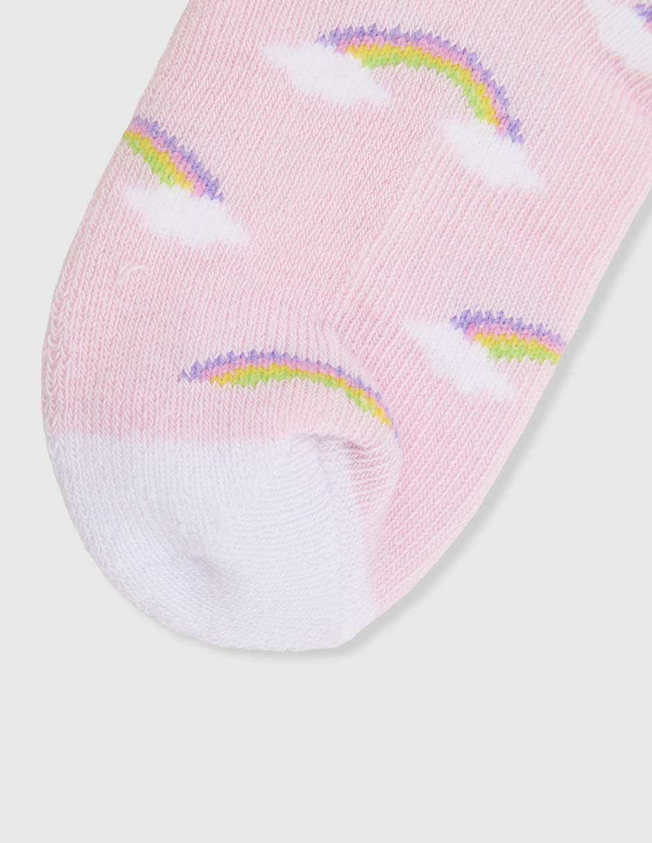 Set tín de algodón para bebé niña 5 pares