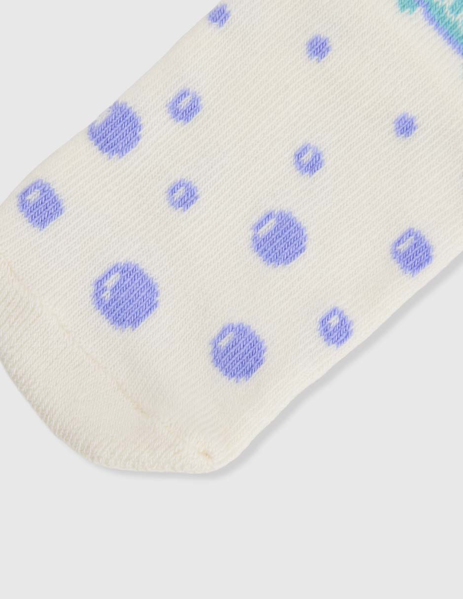Set calcetín de algodón para bebé niña 3 pares 3