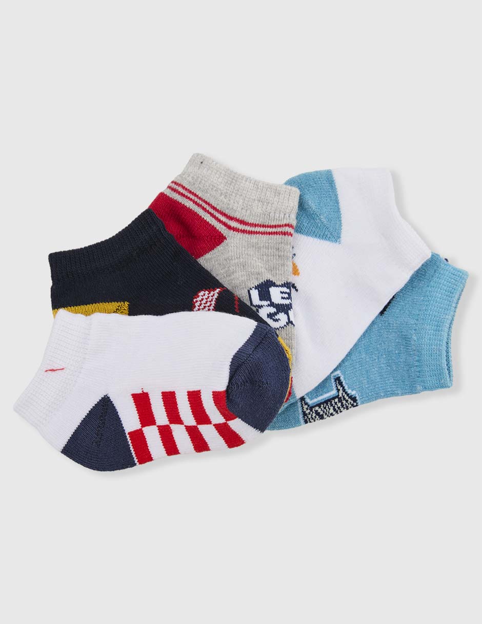 Set tín de algodón para bebé niño 5 pares Set tín de algodón para bebé niño 5 pares