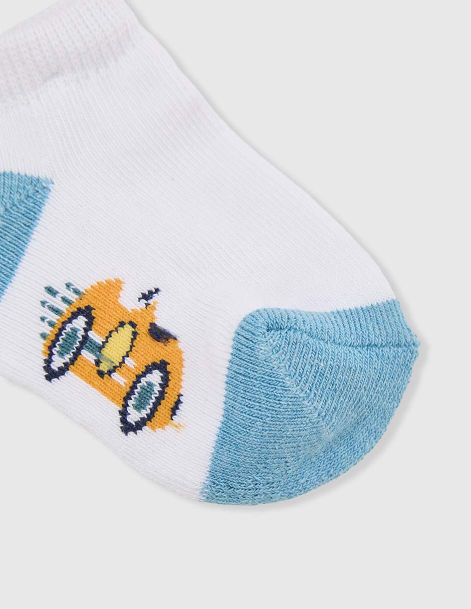 Set tín de algodón para bebé niño 5 pares