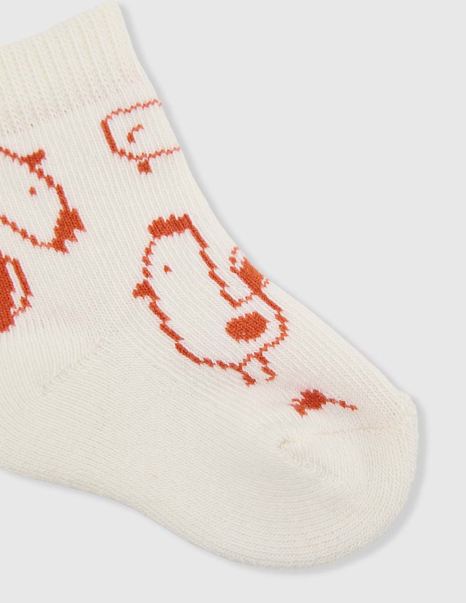 Set calcetín antiderrapante de algodón para bebé niño 6 pares 3