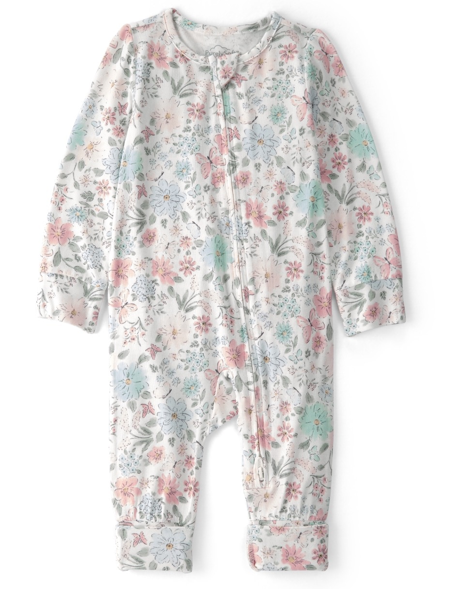 Mameluco de algodón para bebé niña Mameluco de algodón para bebé niña