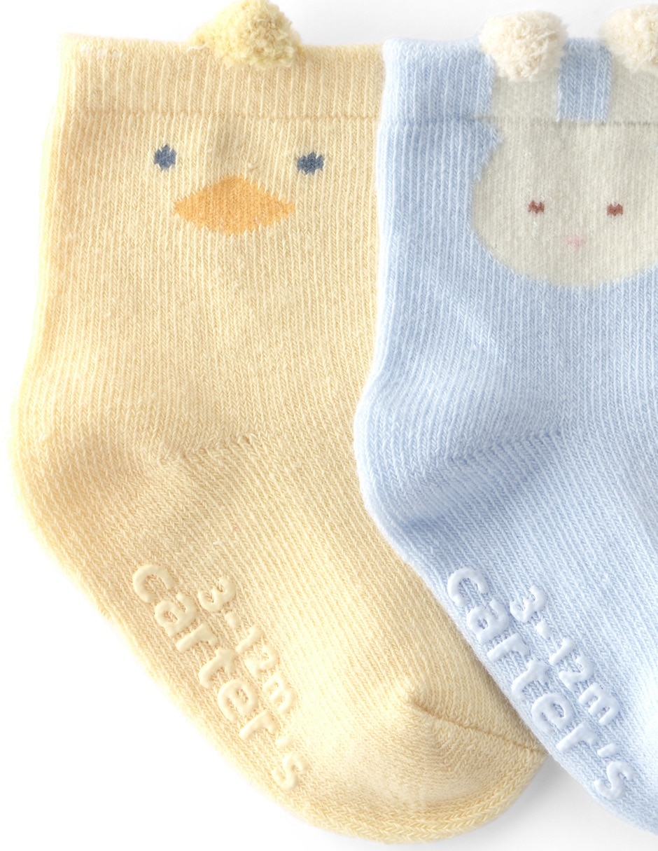 Set calceta de algodón para bebé 3 pares 2