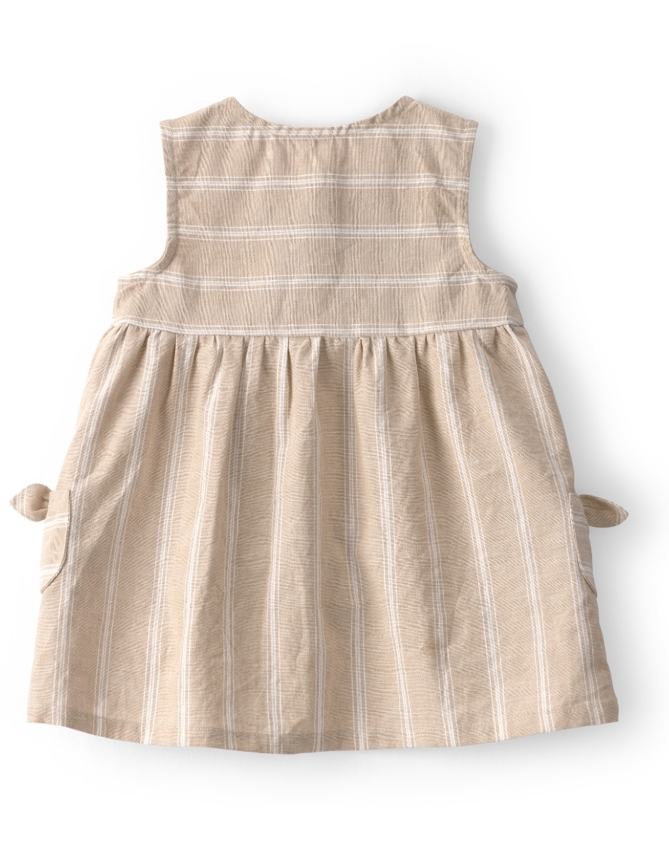 Vestido con calzón sin manga para bebé niña