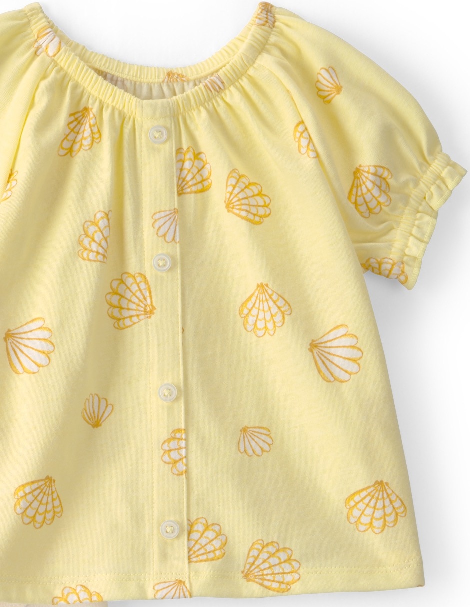 Conjunto de algodón para bebé niña