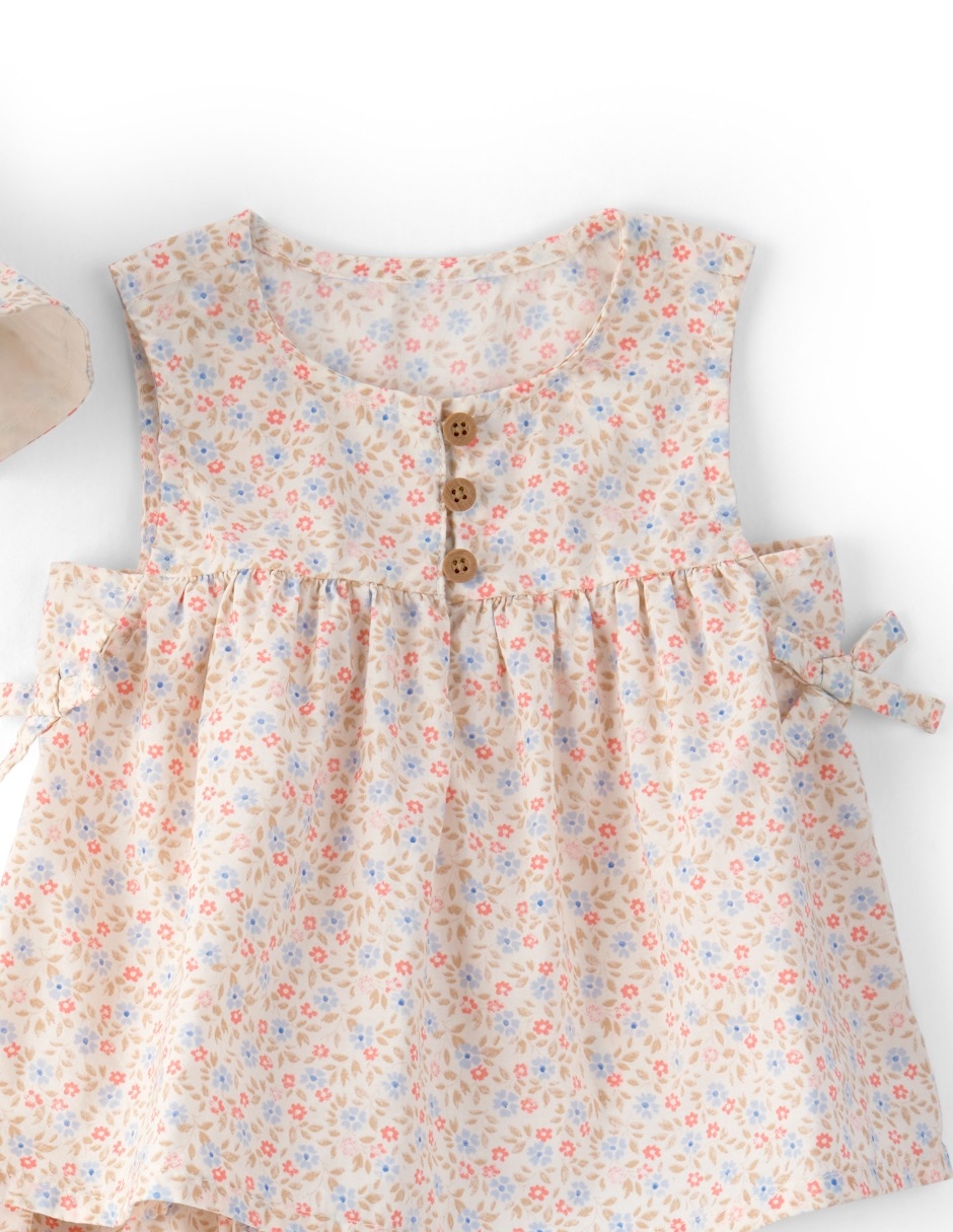 Conjunto de algodón para bebé niña