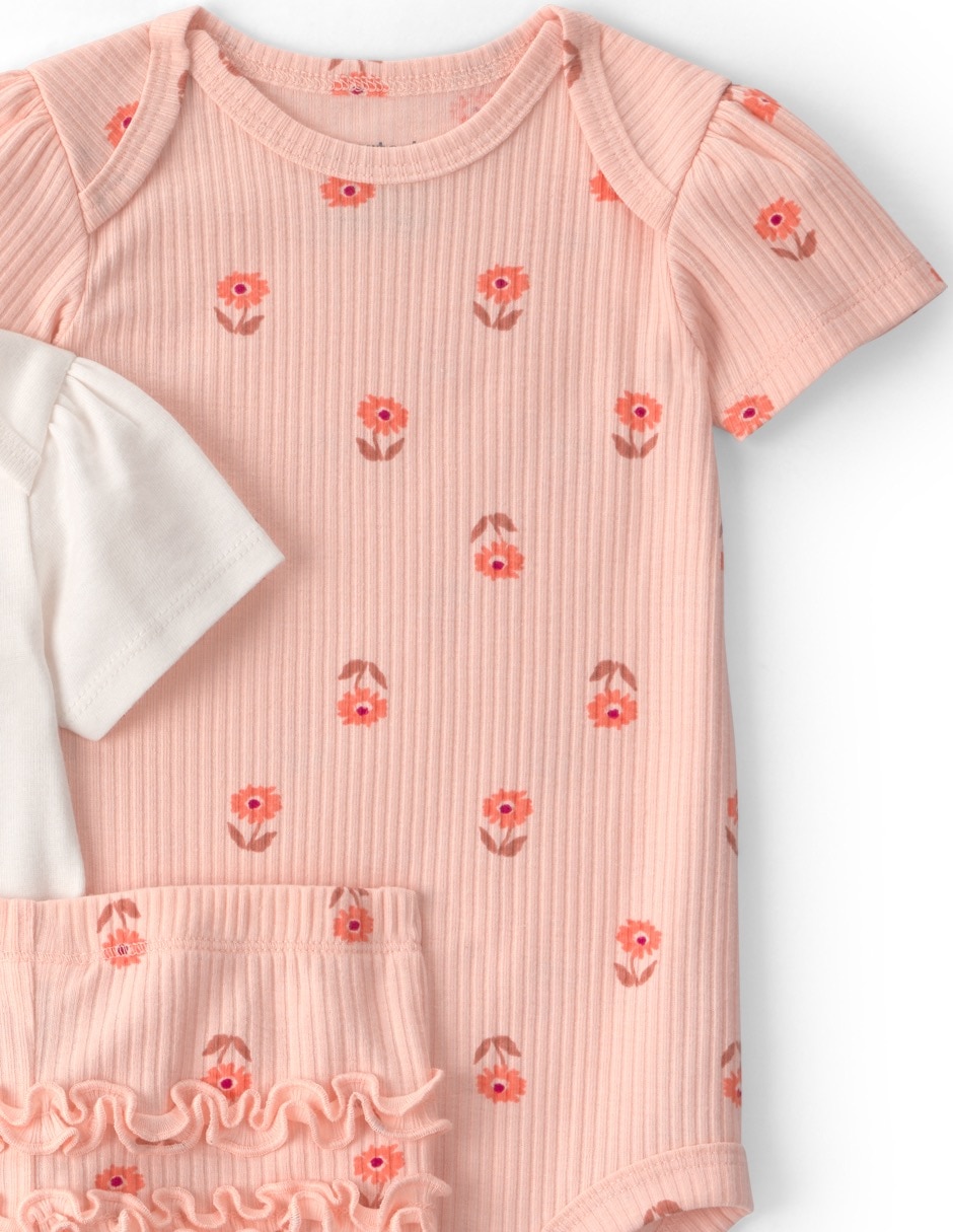 Conjunto de algodón para bebé niña