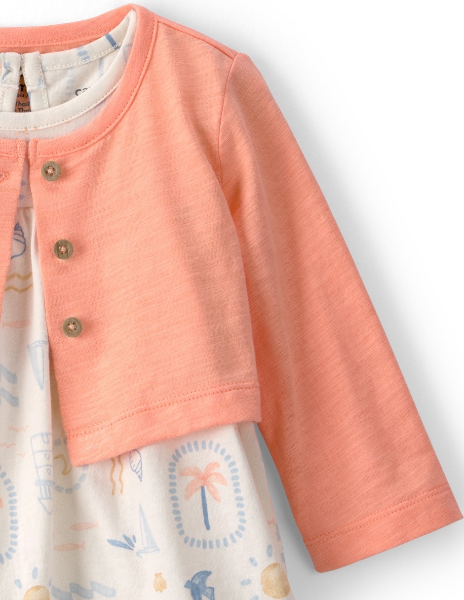 Conjunto de algodón para bebé niña